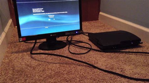 how to hook up ps3 to monitor